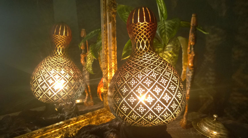 rhombus gourd lamp