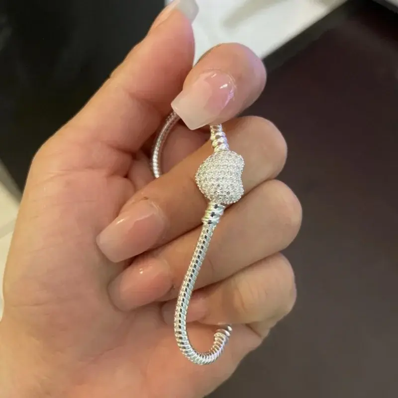 縮圖：Hot Selling High Quality Authentic 925 Sterling Silver Snake Chain Bracelets