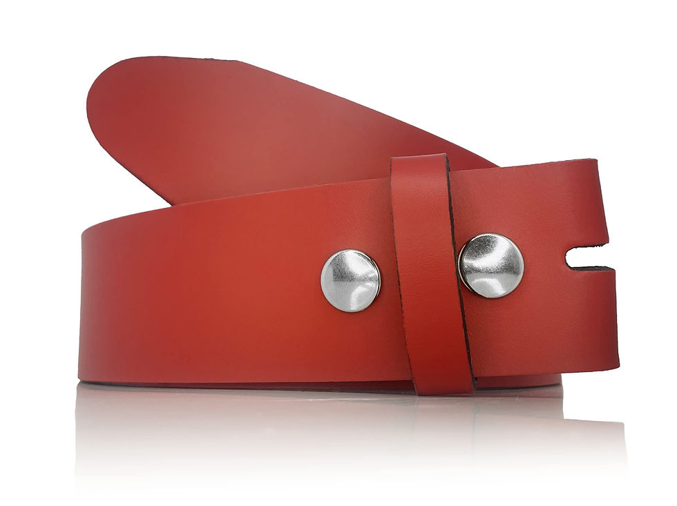 Miniatura: Cinturón hombre y mujer sin hebilla de 4 cm de ancho - Hebillas intercambiables