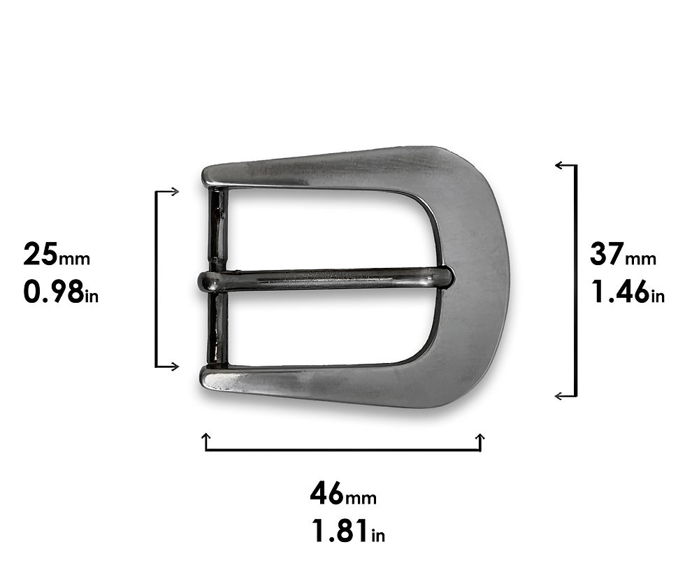 Miniatura: Hebilla cinturón - 25 mm de ancho - 2,5cm - recambio  - repuesto