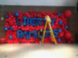 Balloon Wall 10x22 feet by Elephant Balloons