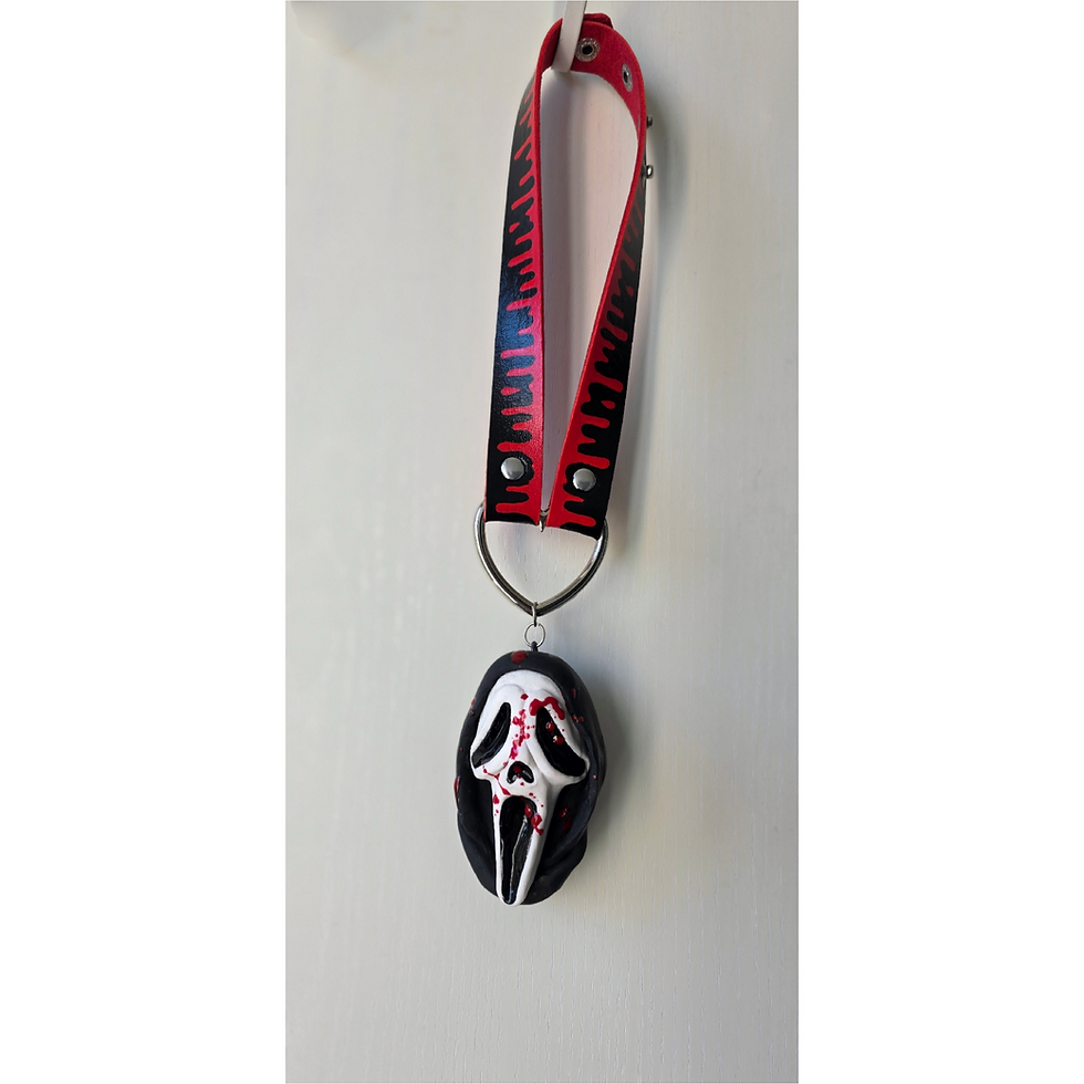 Miniaturbild: Halloween Halskette Choker "Ghostface" - Scream