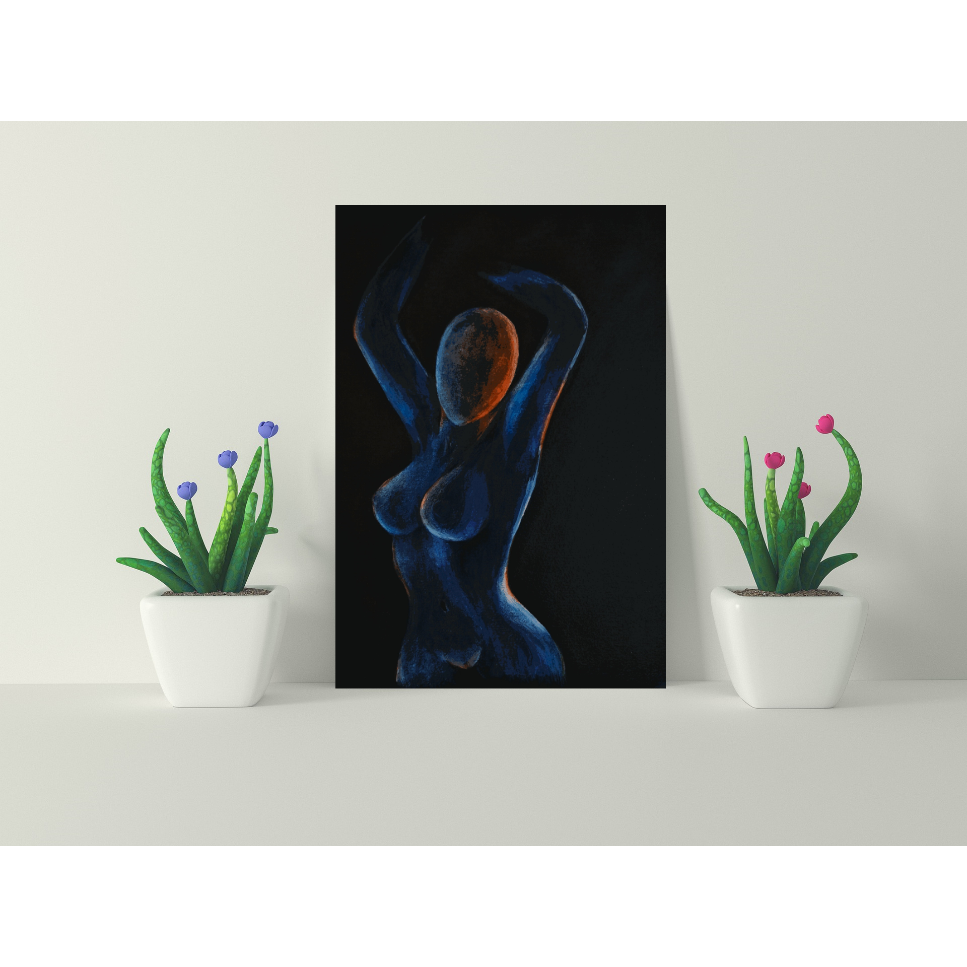 Leinwand Kunstdruck "SEICHTER TANZ"