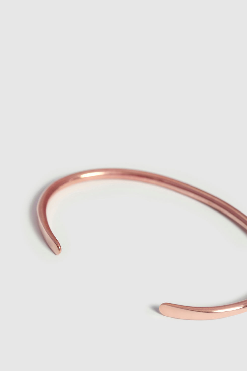 Thumbnail: SIMPLE ROSE GOLD CUFF BRACELET