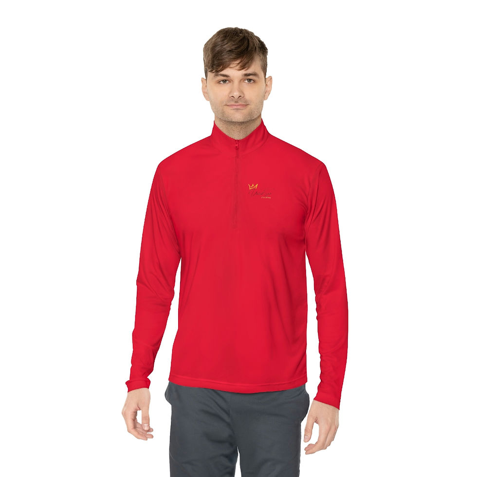 Thumbnail: Crown Logo Unisex Quarter-Zip Pullover