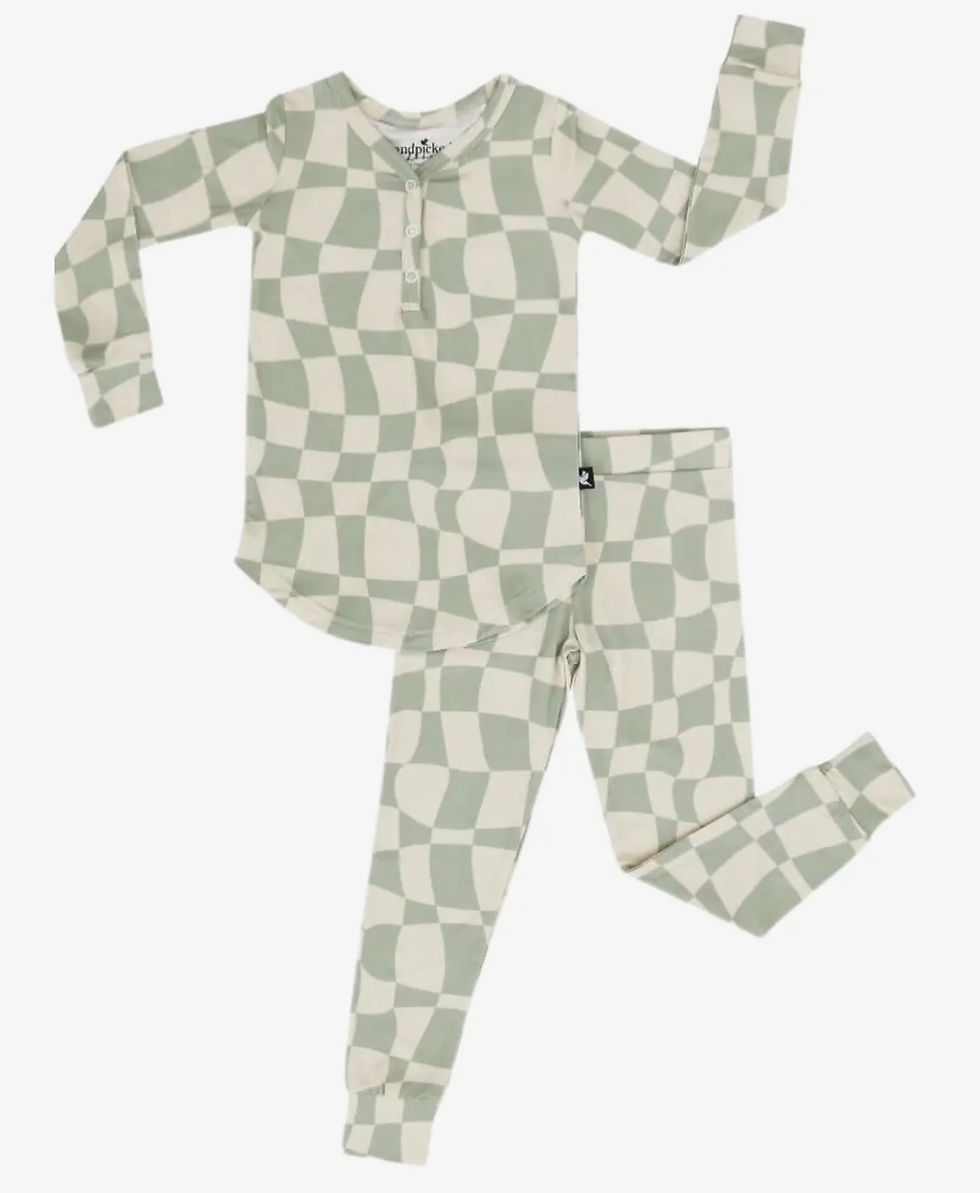 Thumbnail: Checkered Moments — Toddler Two-Piece Set