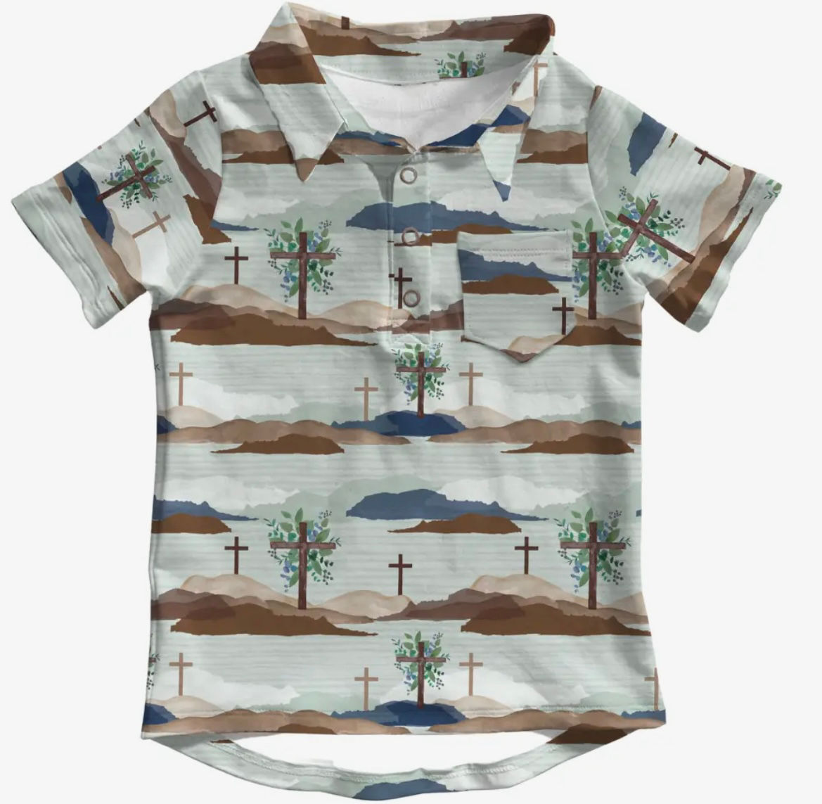 His Promises Collard Shirt