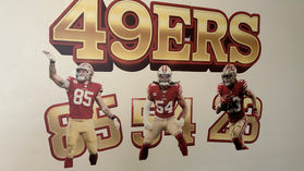 49ers Mural in Residential Home