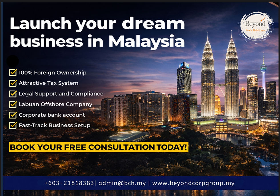 Launch Your Business in Malaysia – A Smart Move for Global Entrepreneurs