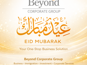 ✨ Eid Mubarak from Beyond Corporate Group ✨