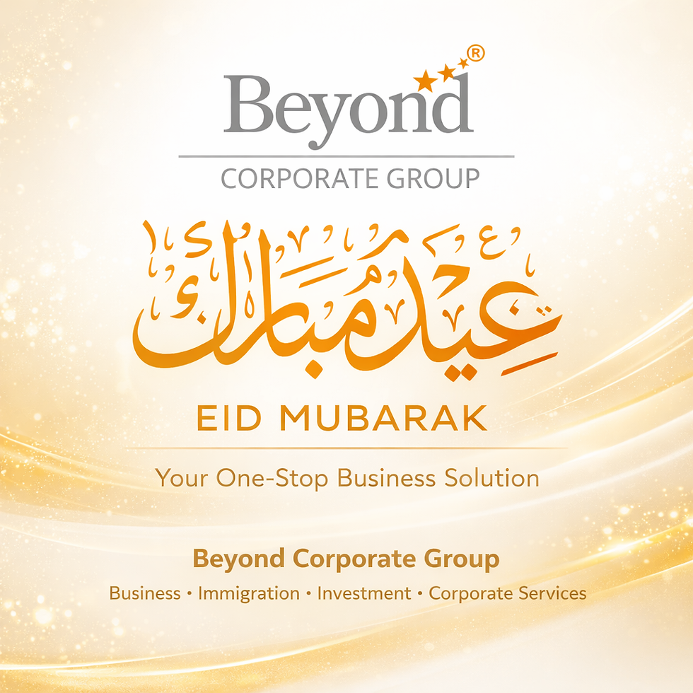 ✨ Eid Mubarak from Beyond Corporate Group ✨