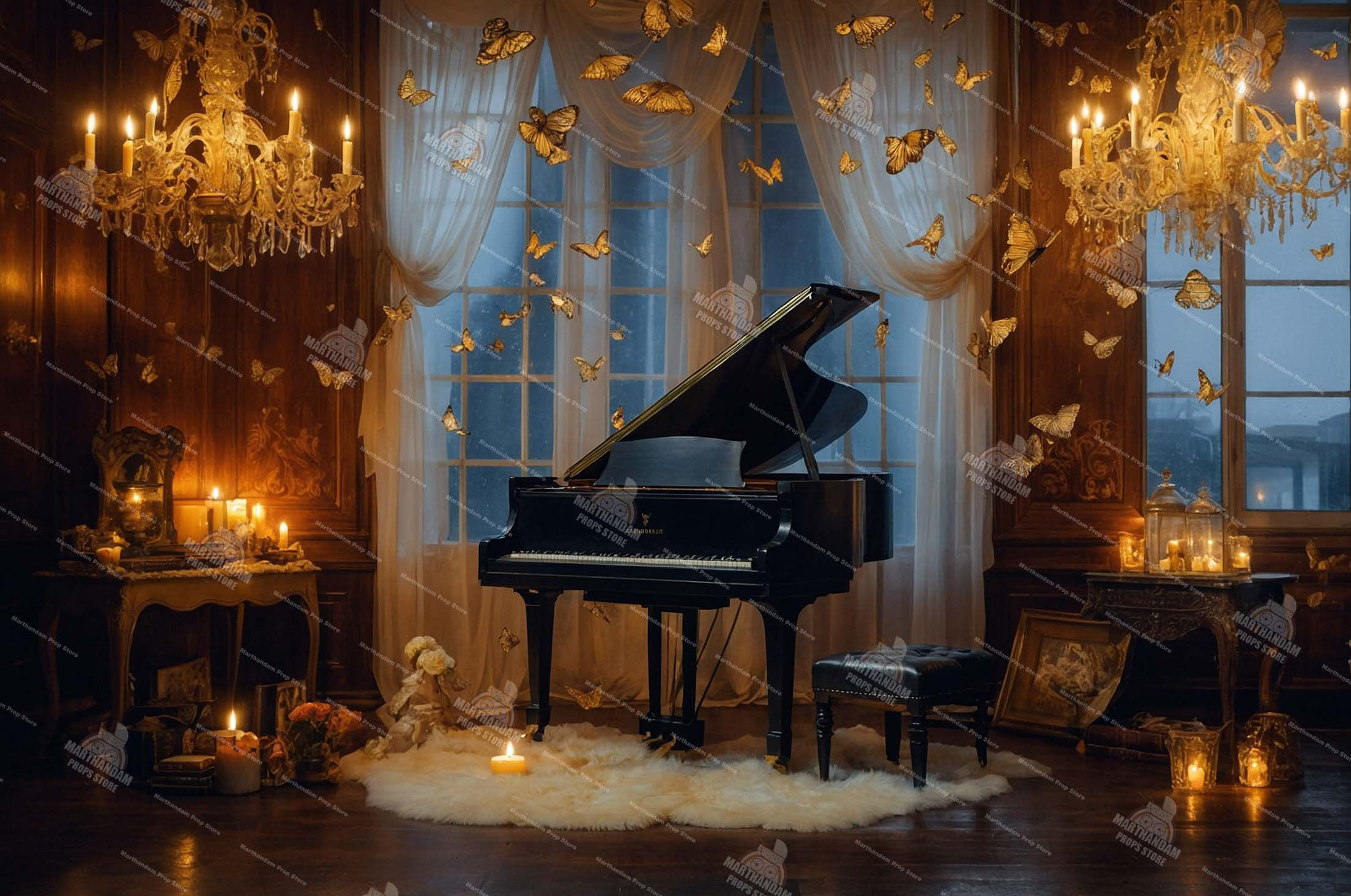 fabric backdrop for newborn and kids photoshoots – wrinkle-free baby photography background for theme-based setups.