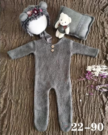 Thumbnail: 4 Piece Newborn Baby Clothes Set 0-2 Month/