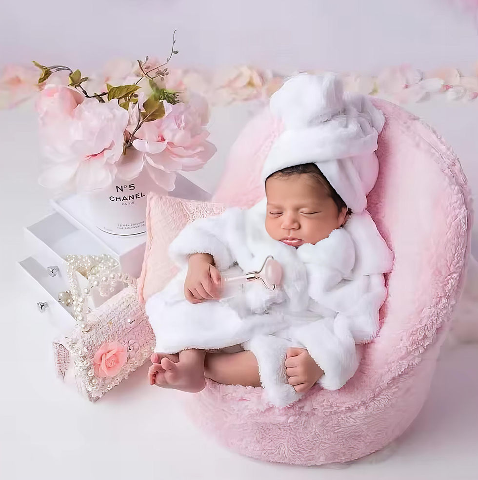 Spa Outfit (Including Shoes) 0-3 Months/ Newborn photography Outfit