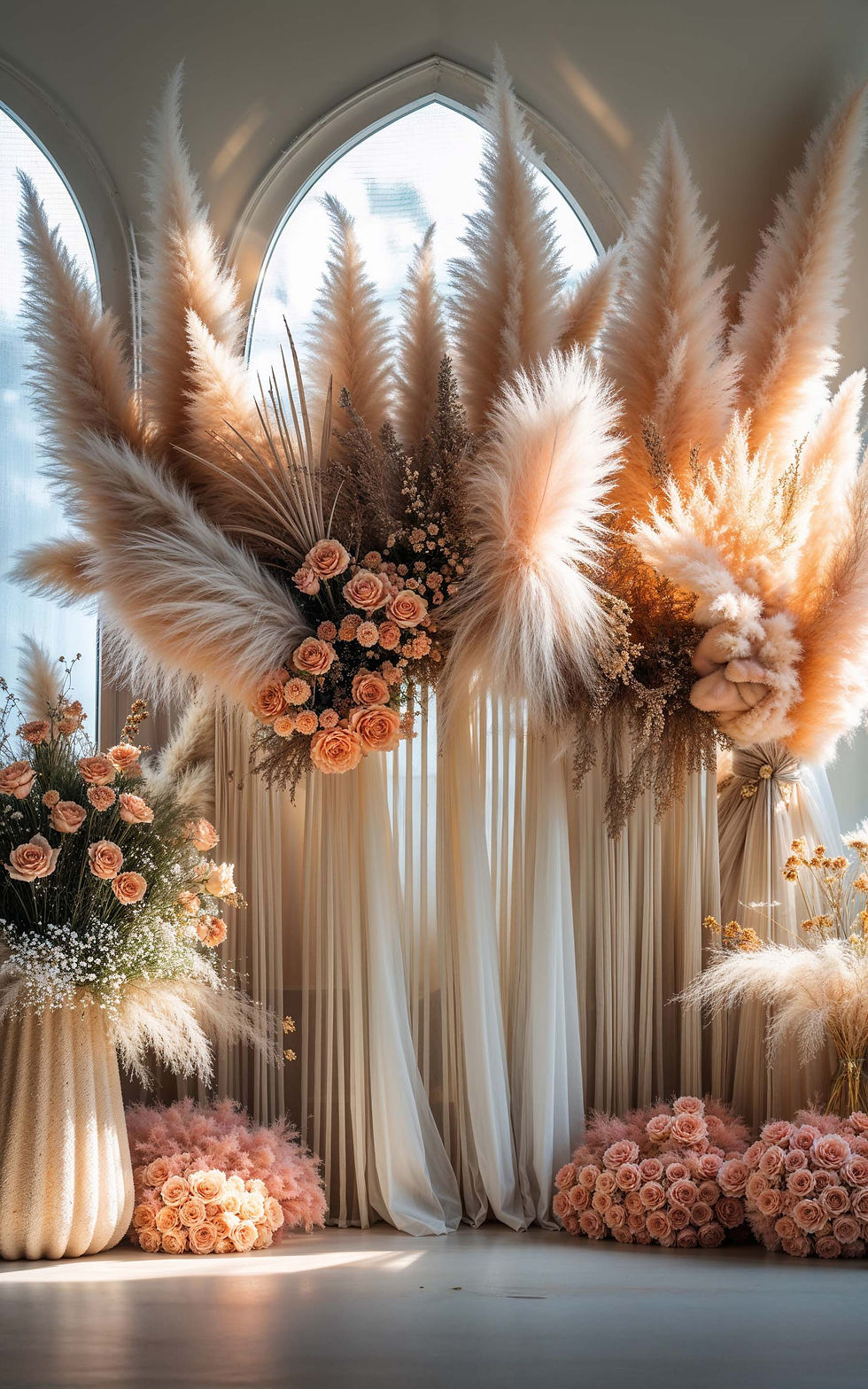 Premium fabric backdrop for maternity, portrait, and model photoshoots –wrinkle-free studio background for professional photo