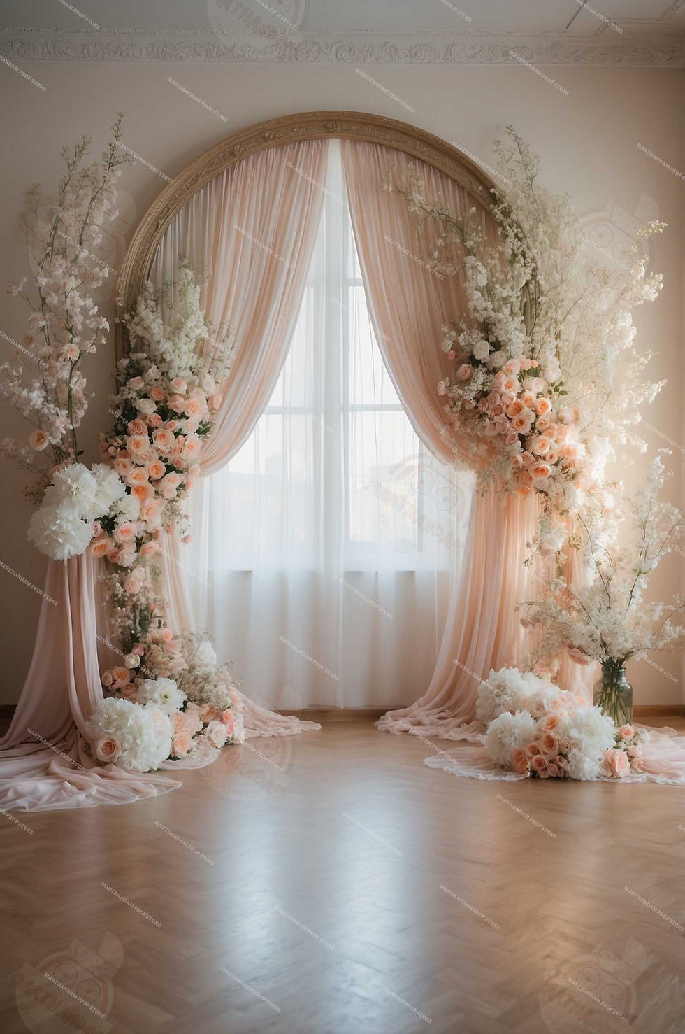 Premium fabric backdrop for maternity, portrait, and model photoshoots – wrinkle-free studio background for professional phot