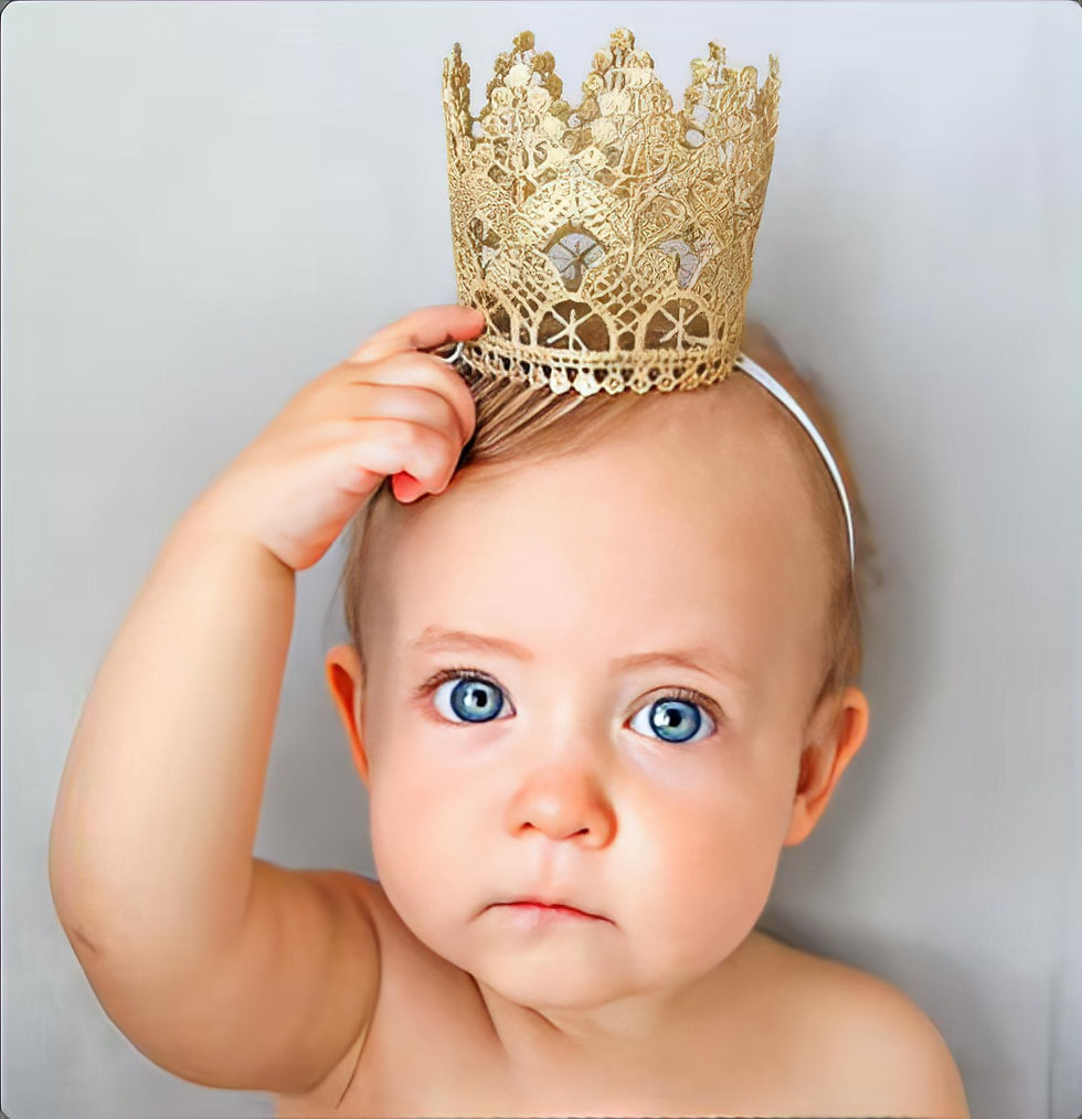 Baby Toddler Princess Headband/ Crown Headbands