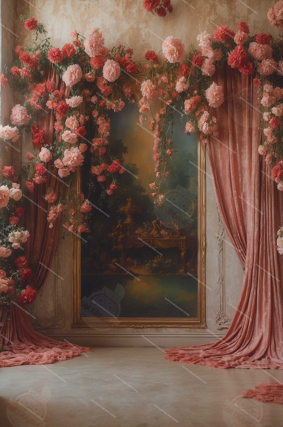 Premium fabric backdrop for maternity, portrait, and model photoshoots – wrinkle-free studio background for professional phot