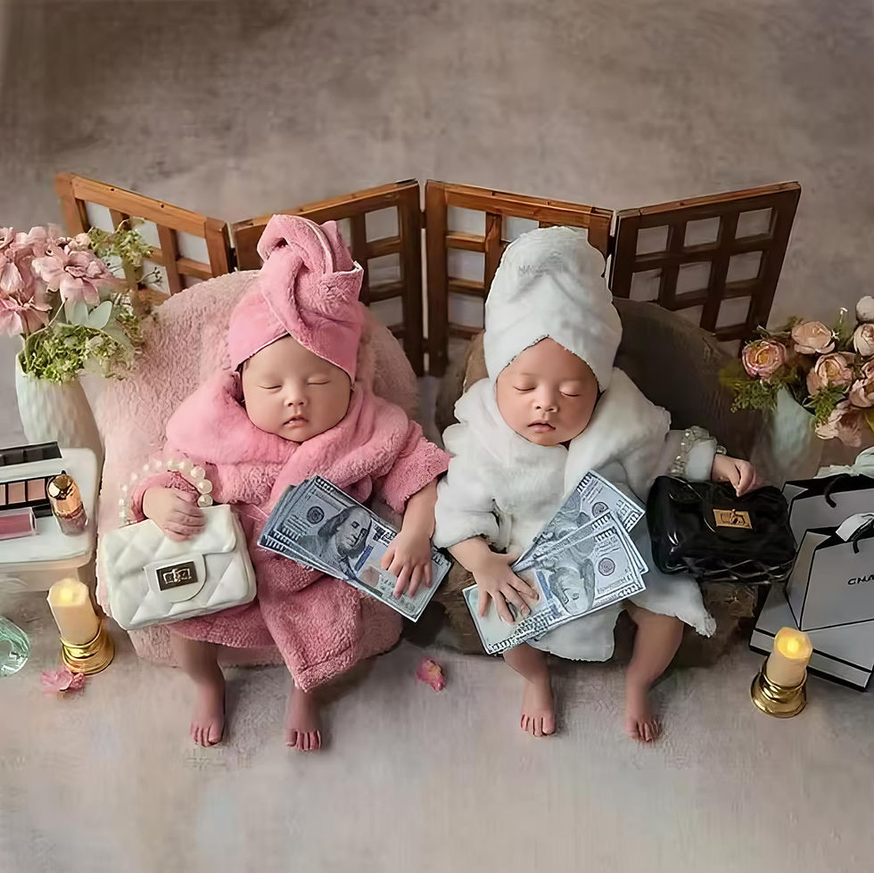 Thumbnail: Spa Outfit  (Including Shoes) 0-3 Months/ Newborn photography Outfit