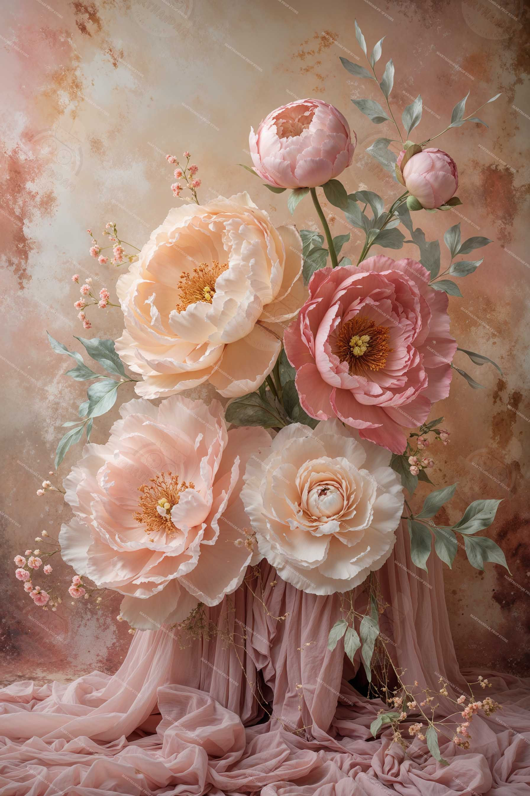 Premium fabric backdrop for maternity, portrait, and model photoshoots – wrinkle-free studio background for professional phot