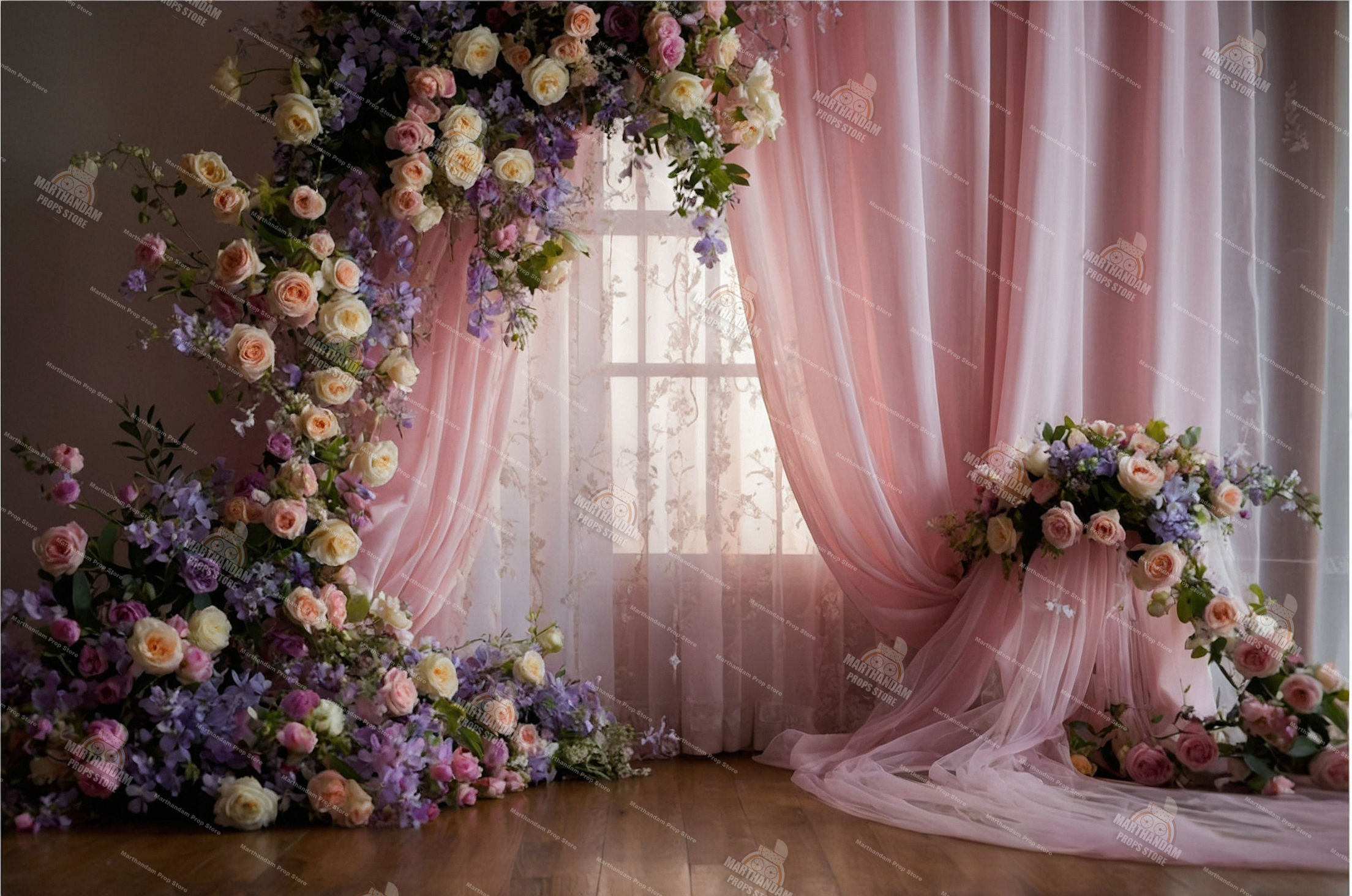 fabric backdrop for newborn and kids photoshoots – wrinkle-free baby photography background for theme-based setups