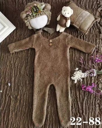 Thumbnail: 4 Piece Newborn Baby Clothes Set 0-2 Month/