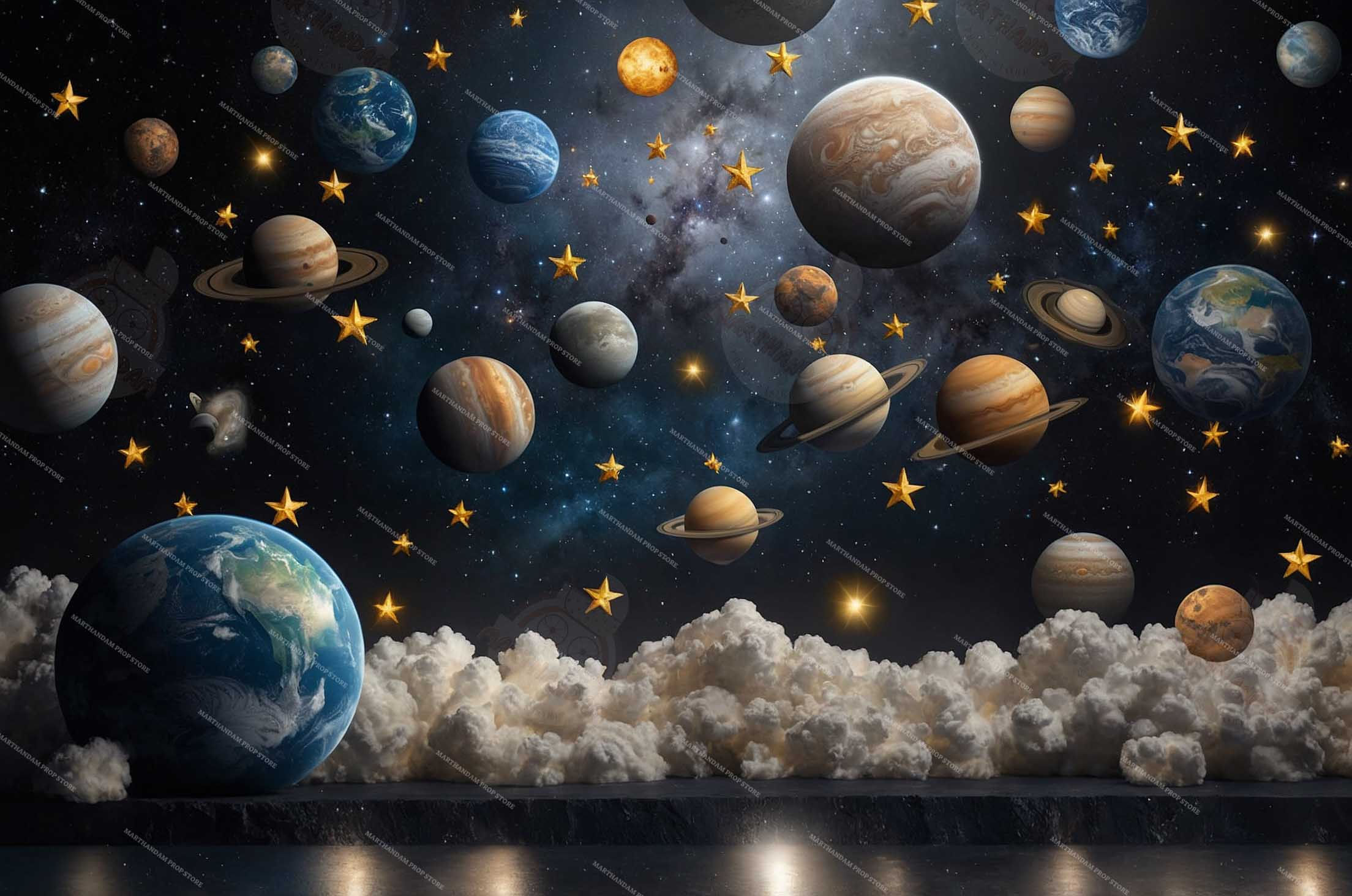 fabric backdrop for newborn and kids photoshoots – wrinkle-free baby photography background for theme-based setups.