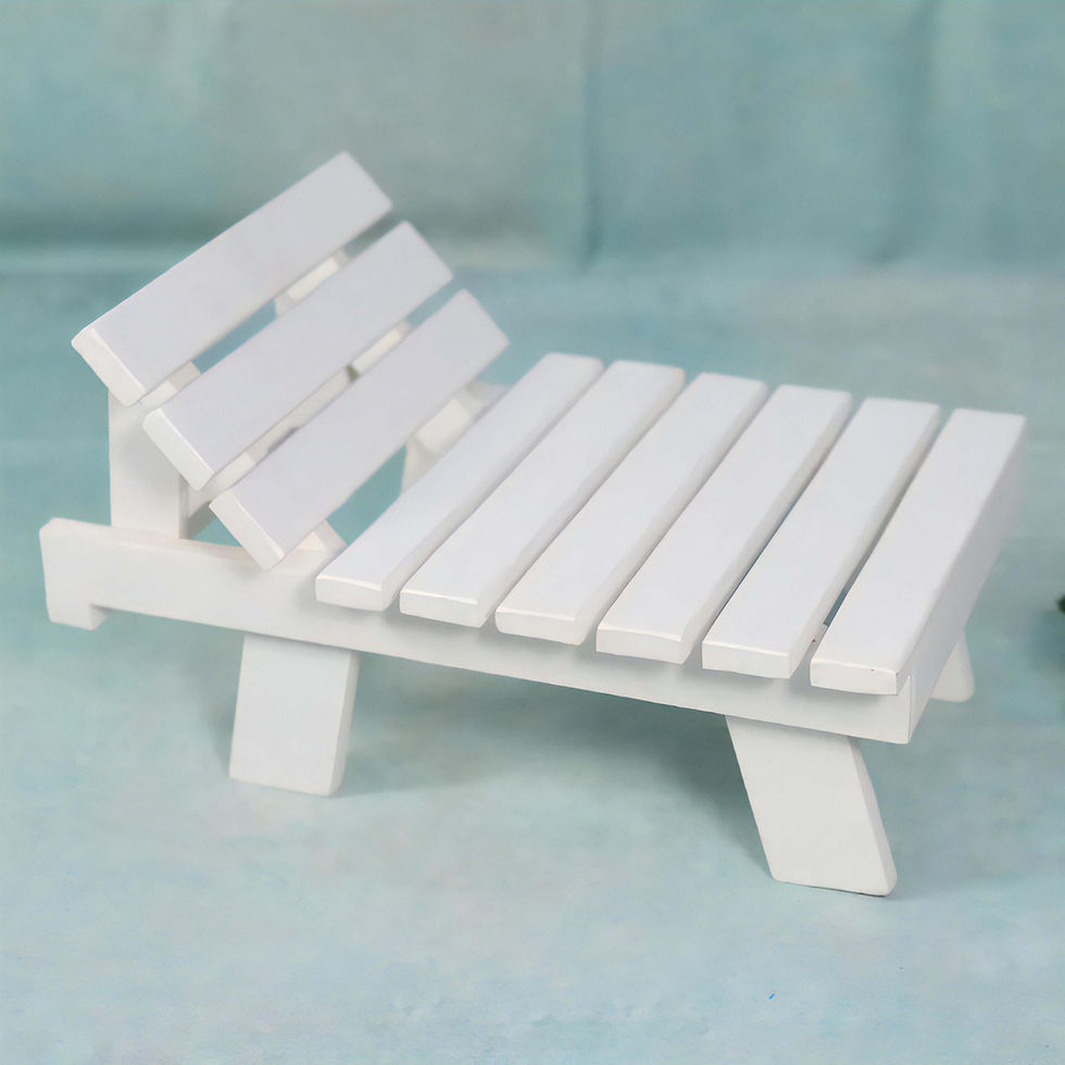 Beach Bench / Newborn Photography