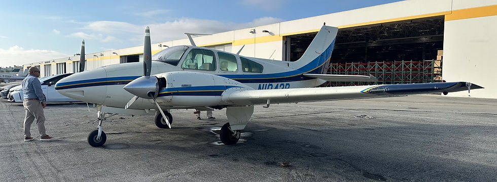 Airplane in an airport