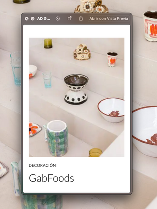 AD GUIDE: GABFOODS