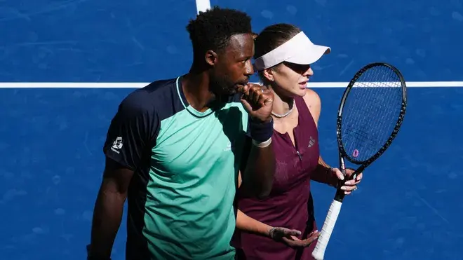 Elina Svitolina, Gael Monfils advance to the mixed doubles semifinals in New York.