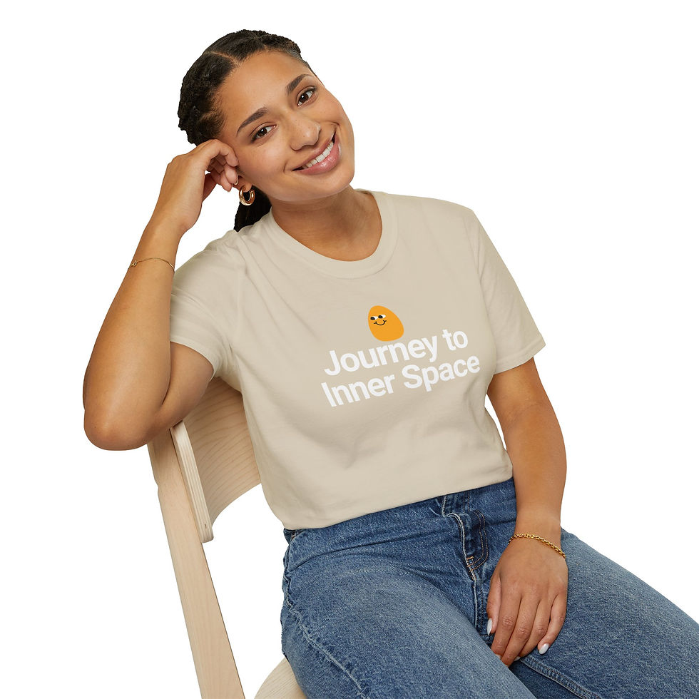 Thumbnail: Journey to Inner Space Unisex Softstyle T-Shirt - For Cosmic Explorers