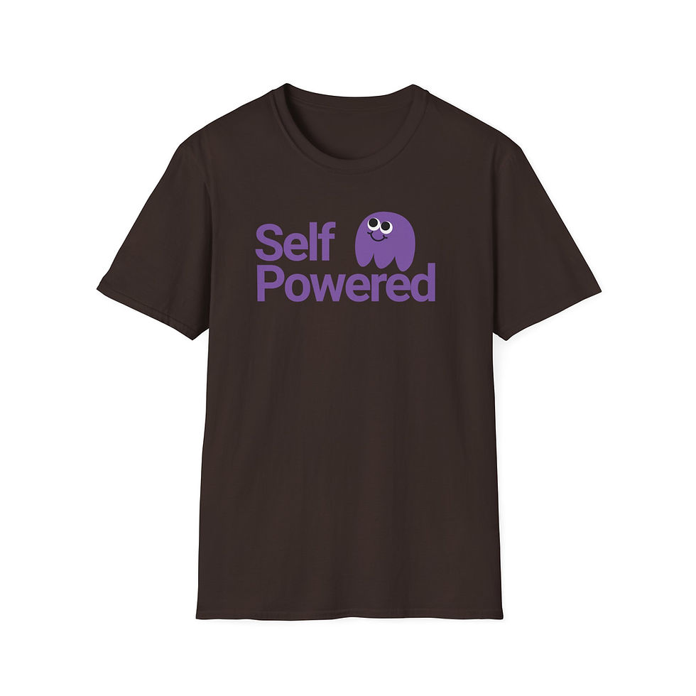 Thumbnail: Self Powered Unisex Softstyle T-Shirt, Casual Confidence.