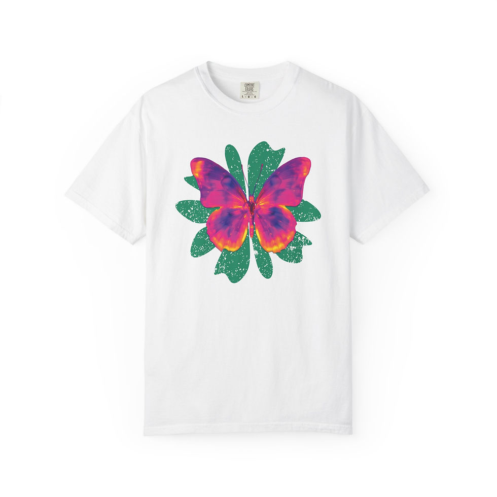Thumbnail: Boho Butterfly | Unisex Garment-Dyed Tee