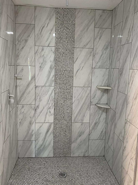 ceramic tile installation.