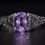 Miniature : Bague sculptée ( Feuilles de chêne ) Améthyste