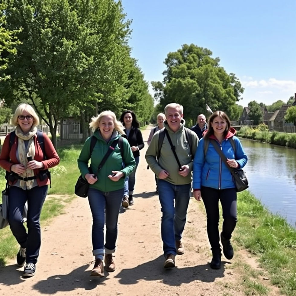 Promenade matinale le long du canal / Morning Canal Walk