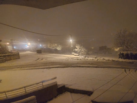 Samsun 18 mart 2022 sabahı gene karlı yollarla uyandı