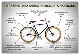 10 razões para andar de bicicleta na cidade