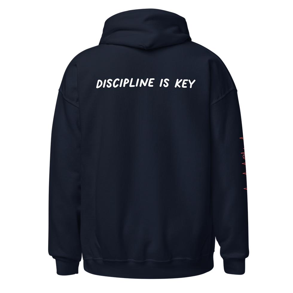 Miniatura: Control Hoodie felpa navy e nera
