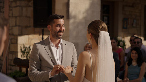 wedding rings in Agreco farms in Crete