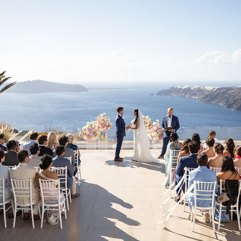 Le Ciel Santorini Greece destination wedding photography Frida and Denver