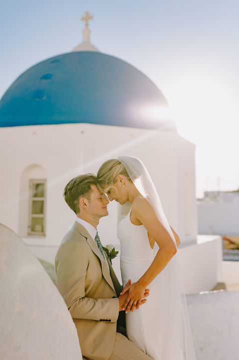 El Viento Santorini Greece destination wedding photography Sophie and Daniel