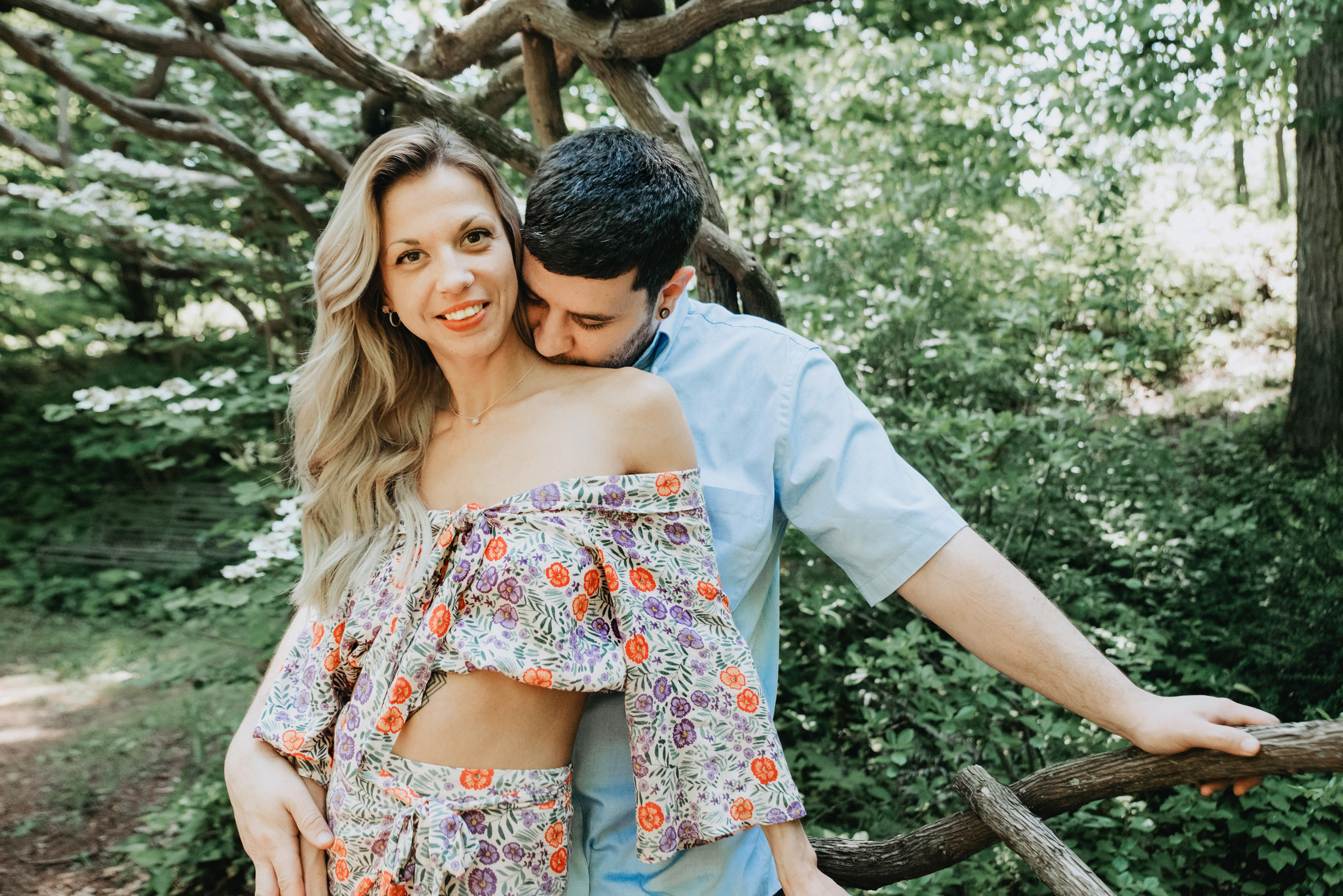 A GARDEN ENGAGEMENT SESSION