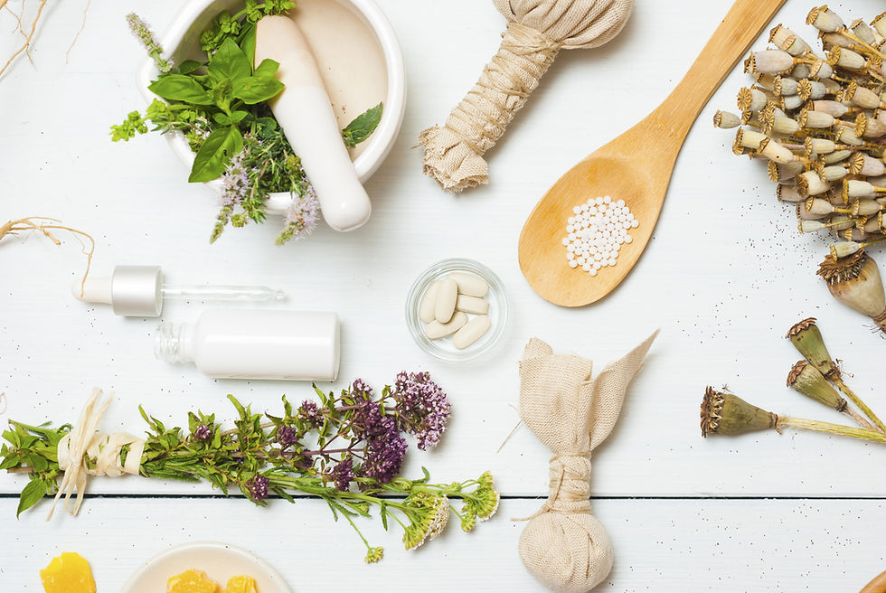Werkzeuge für die Kräuterapotheke