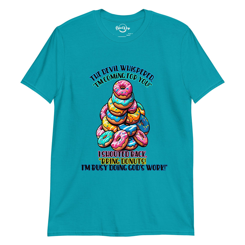 Thumbnail: Funny Christian Donut Shirt – Bring Donuts I’m Busy Doing God’s Work