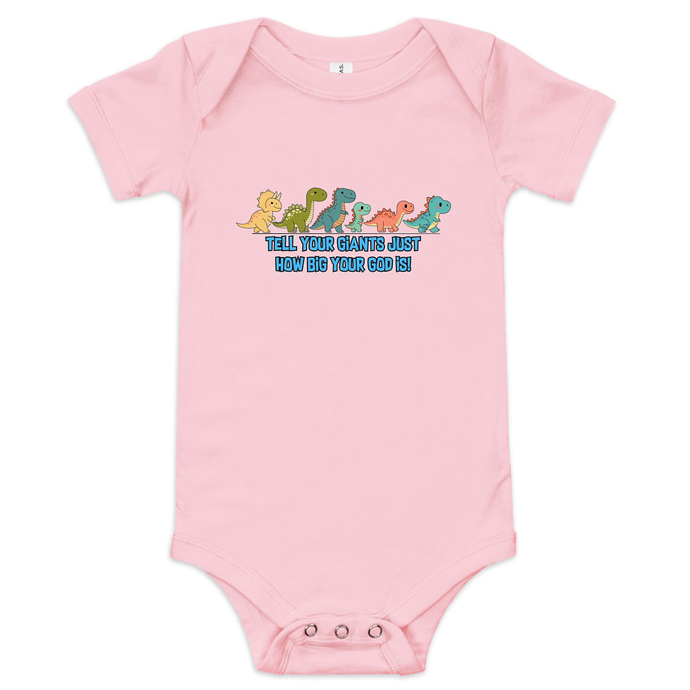 Thumbnail: Tell Your Giants How Big Your God Is - Infant Onesie