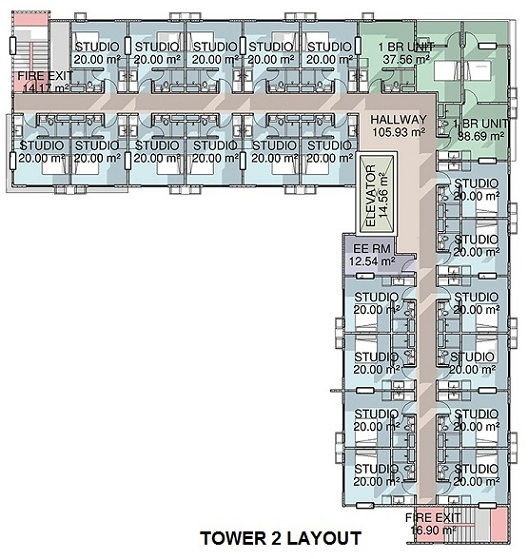 Tower 2 Layout