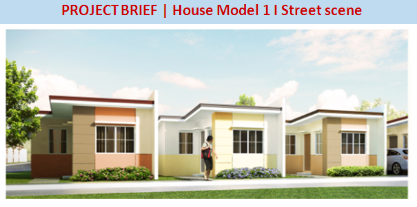 Model House - street scene