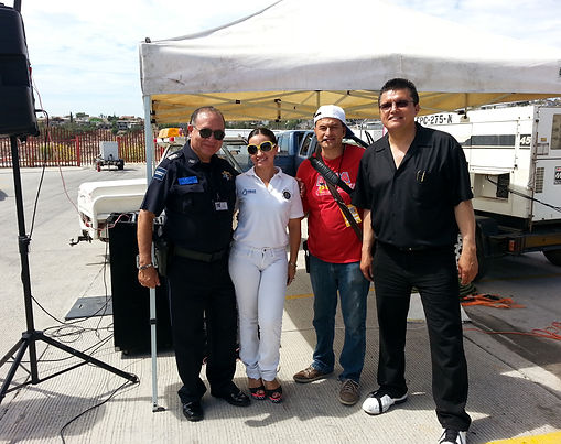 PLDHA en adyuvancia con Policia Federal (Guardia Nacional) en Car Fest Tijuana